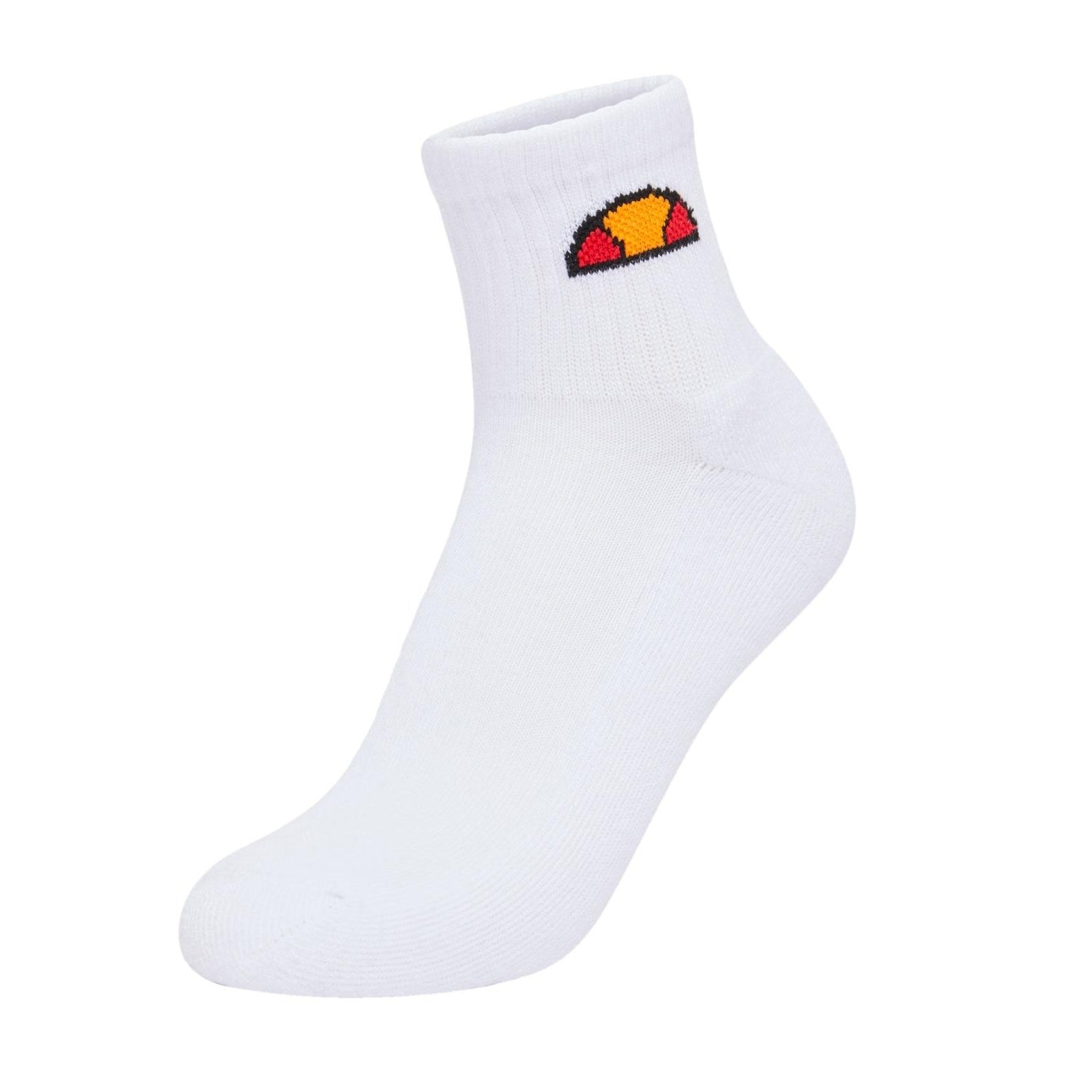 White - Back - Ellesse Mens Tallo Ankle Socks (Pack of 3)