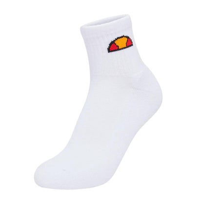 White - Back - Ellesse Mens Tallo Ankle Socks (Pack of 3)