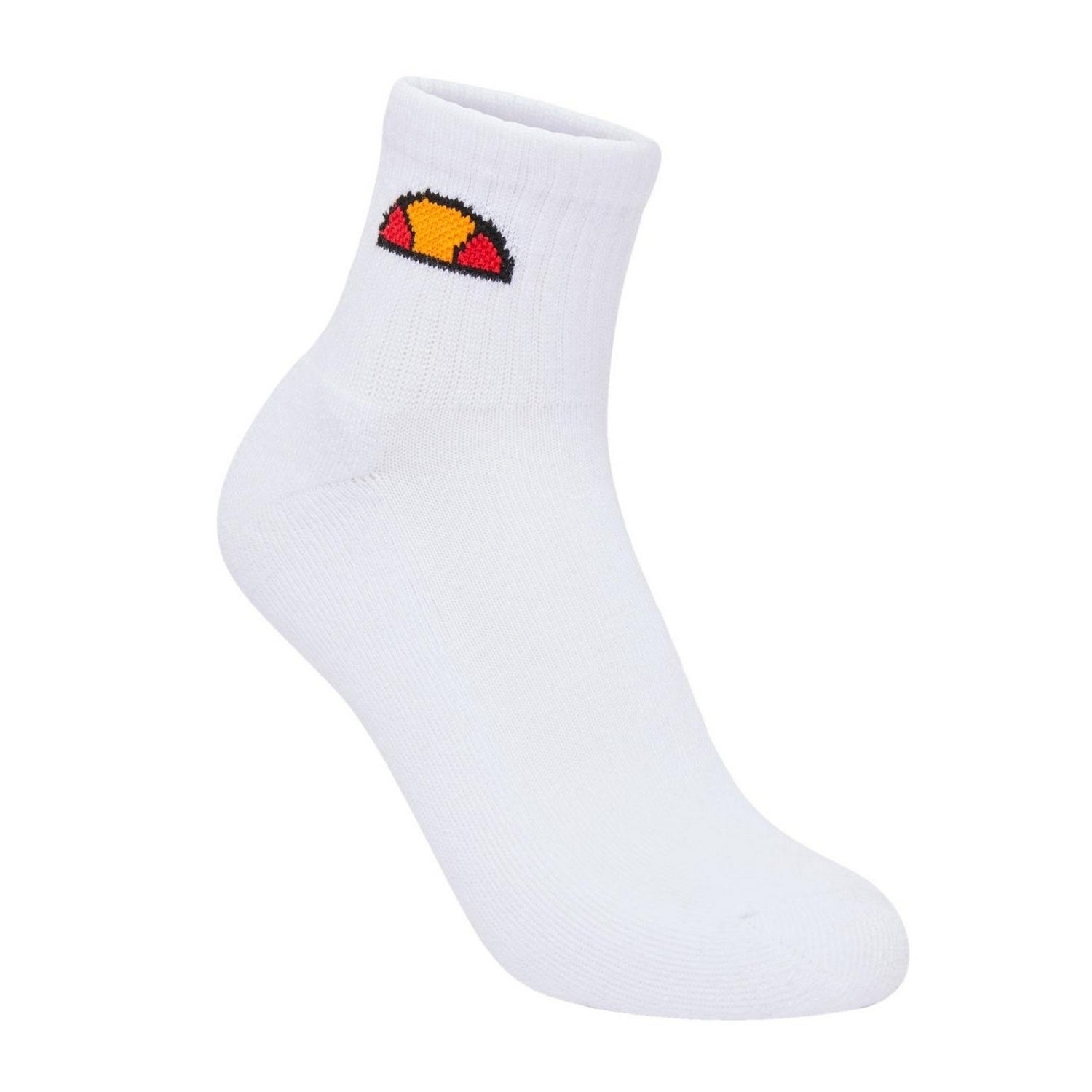 White - Front - Ellesse Mens Tallo Ankle Socks (Pack of 3)