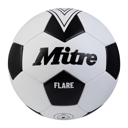 White-Black - Front - Mitre Flare 2024 Football