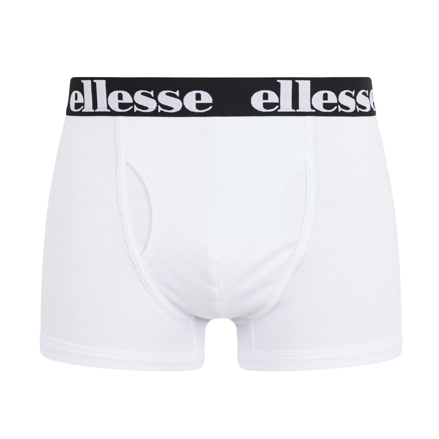 White - Front - Ellesse Mens Hali Boxer Shorts (Pack of 3)