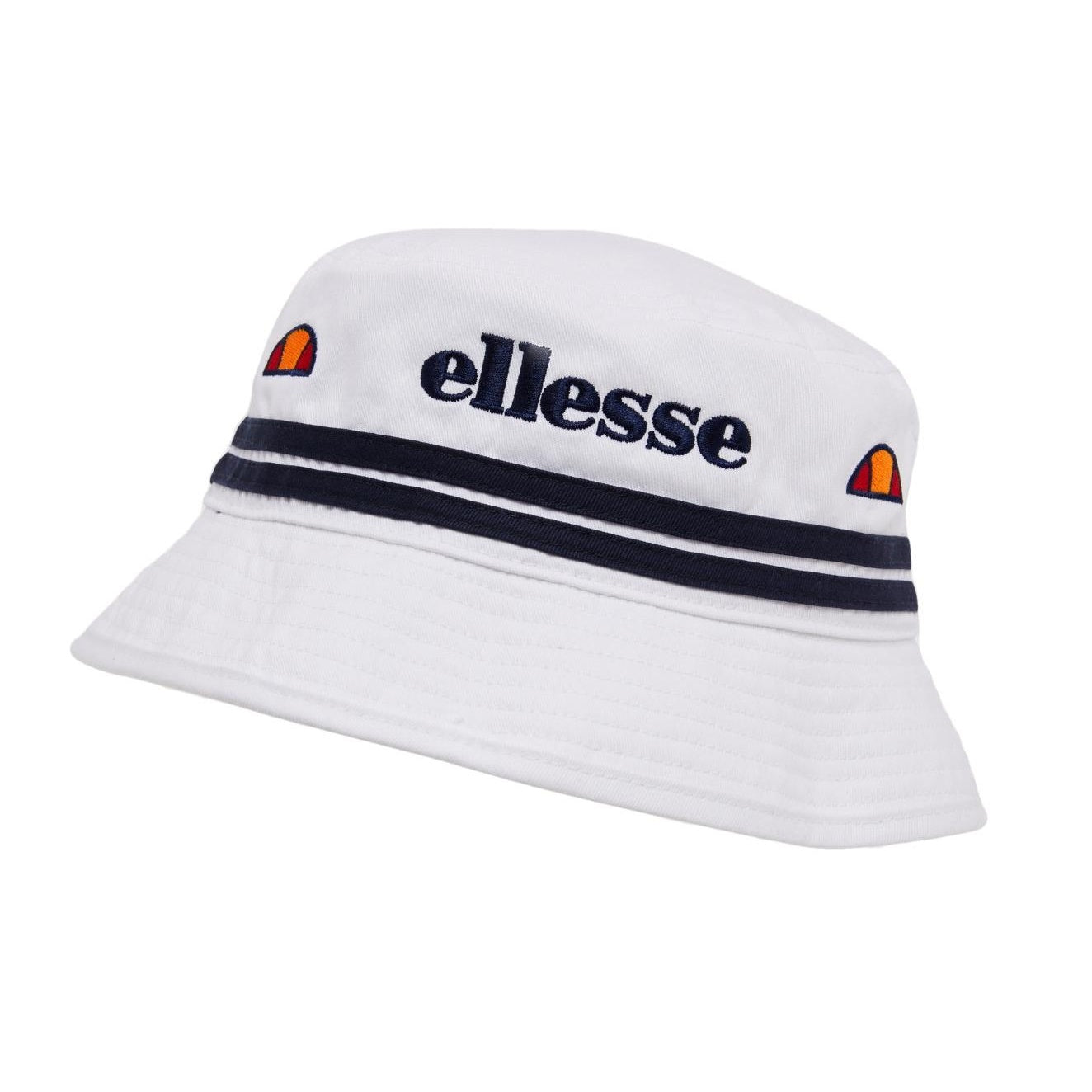 White - Front - Ellesse Lorenzo Bucket Hat
