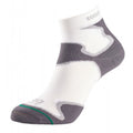 White-Grey - Front - 1000 Mile Mens Fusion Ankle Socks