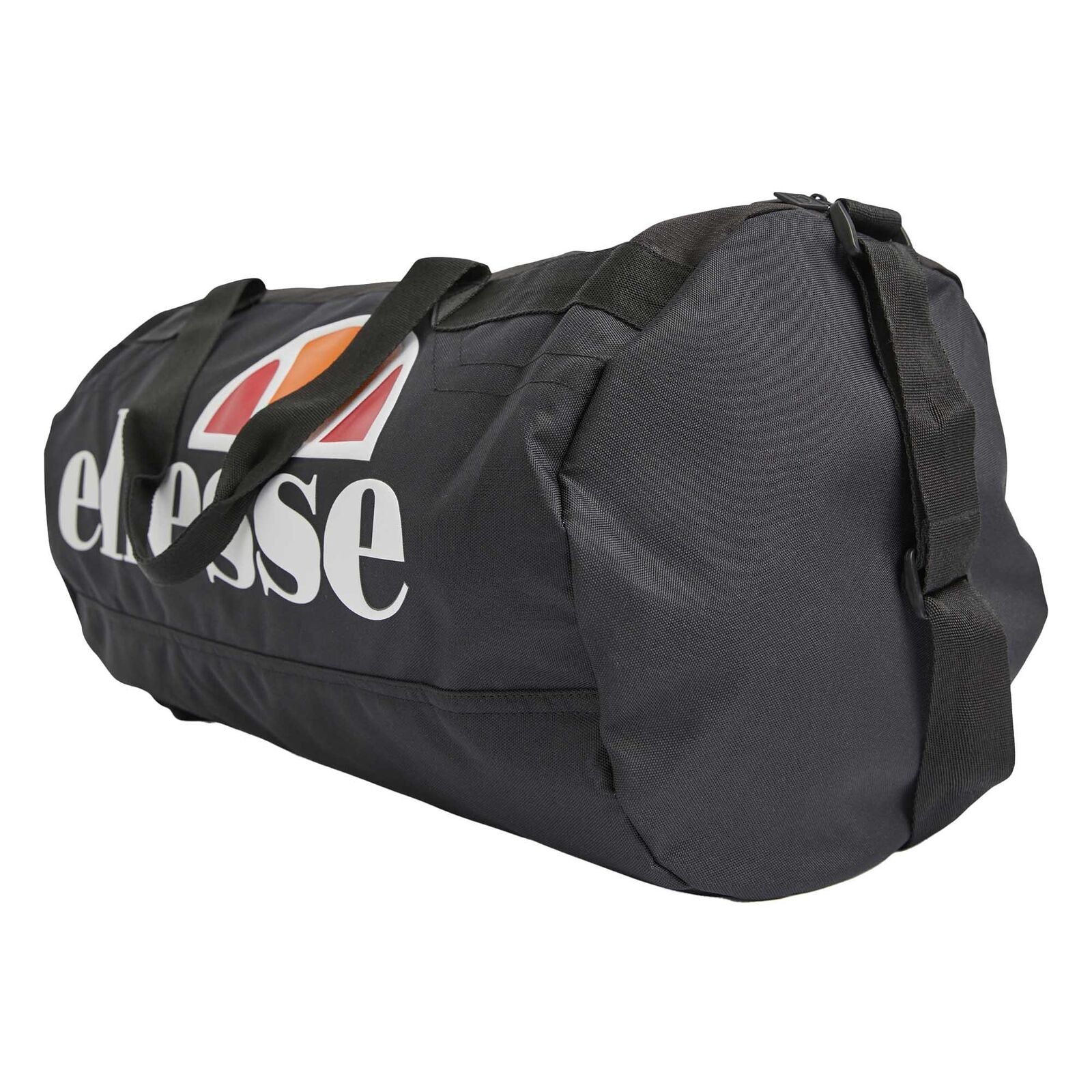Black - Side - Ellesse Barrel Duffle Bag