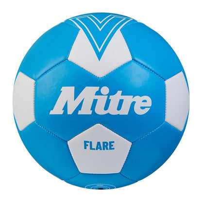 Fluorescent Blue-White - Front - Mitre Flare 2024 Football
