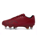 Red - Front - Canterbury Mens Stampede Team 2025 Soft Ground Rugby Boots