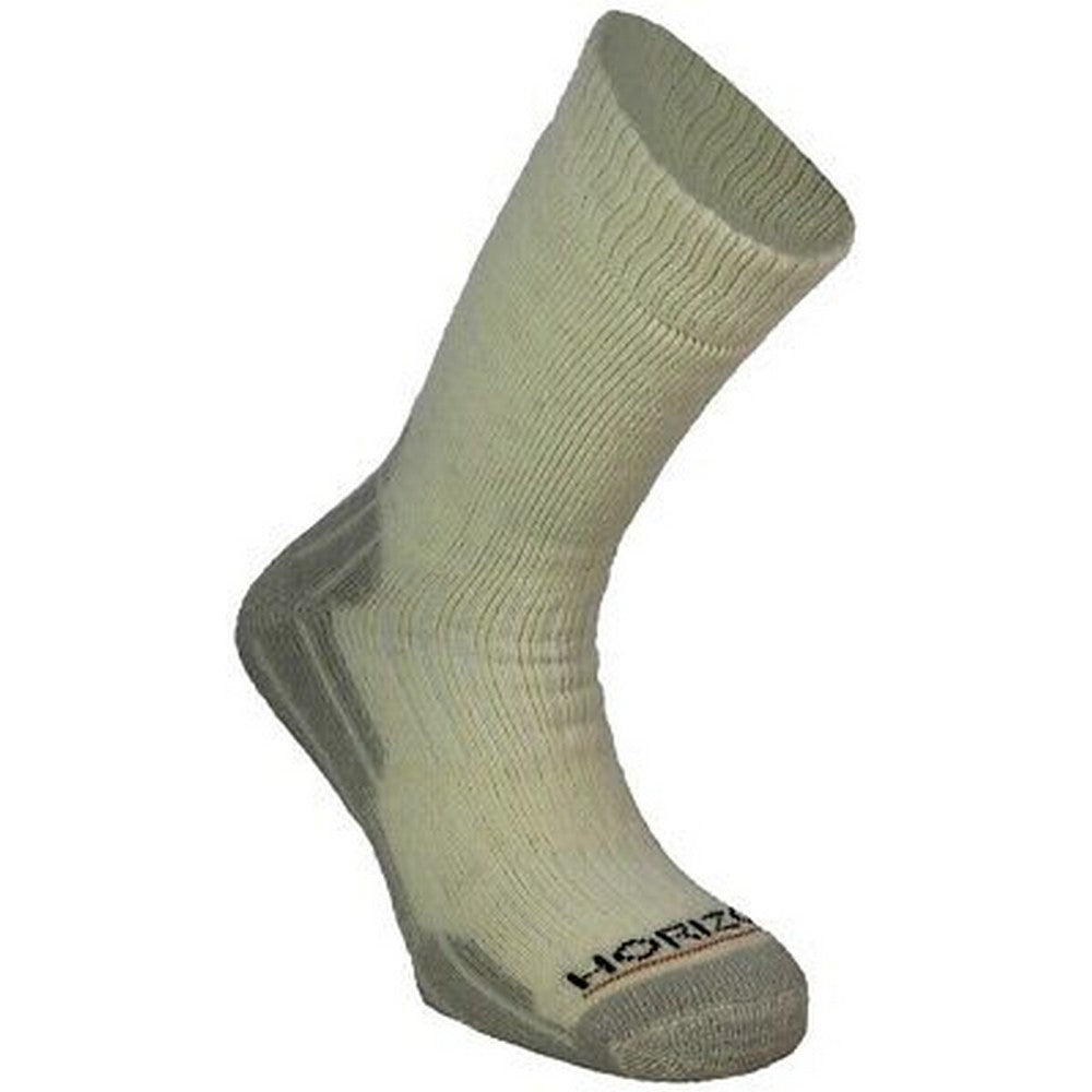 Cream-Grey - Front - Horizon Mens County Cricket Socks