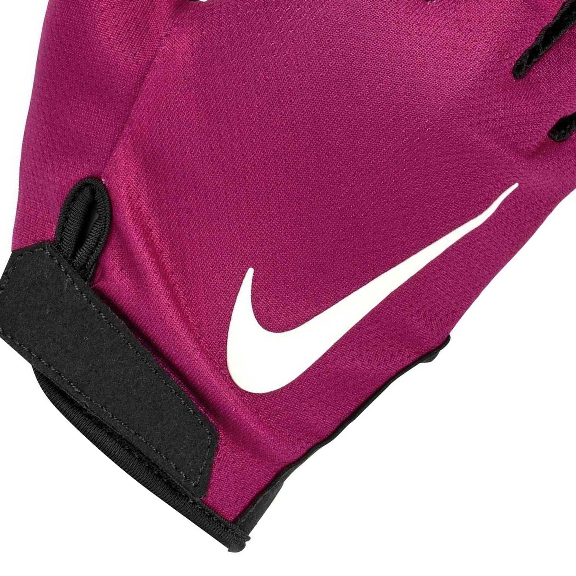 Black-Fuchsia - Lifestyle - Nike Womens-Ladies Gym Essential 2024 Fitness Fingerless Gloves