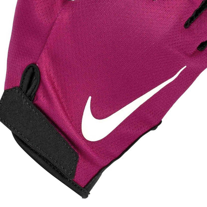 Black-Fuchsia - Lifestyle - Nike Womens-Ladies Gym Essential 2024 Fitness Fingerless Gloves