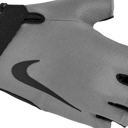 Grey-Black - Lifestyle - Nike Mens Gym Essential 2024 Fitness Fingerless Gloves