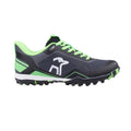 Black-Lime - Back - Kookaburra Childrens-Kids 2024 Orbit Hockey Shoes