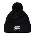 Black-White - Front - Canterbury 2025 Bobble Beanie