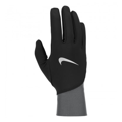 Black - Back - Nike Mens 2024 Pacer Midweight Running Gloves