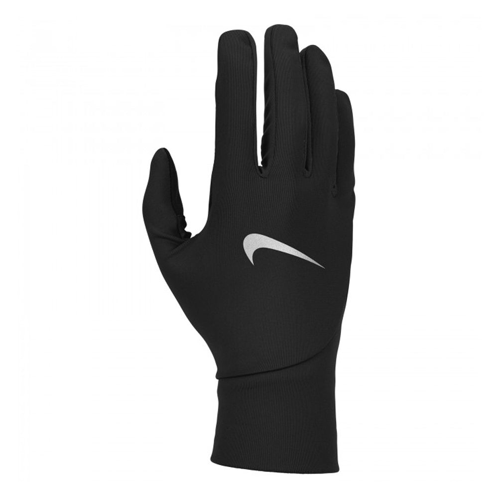 Black - Side - Nike Womens-Ladies 2024 Pacer Lightweight Running Gloves