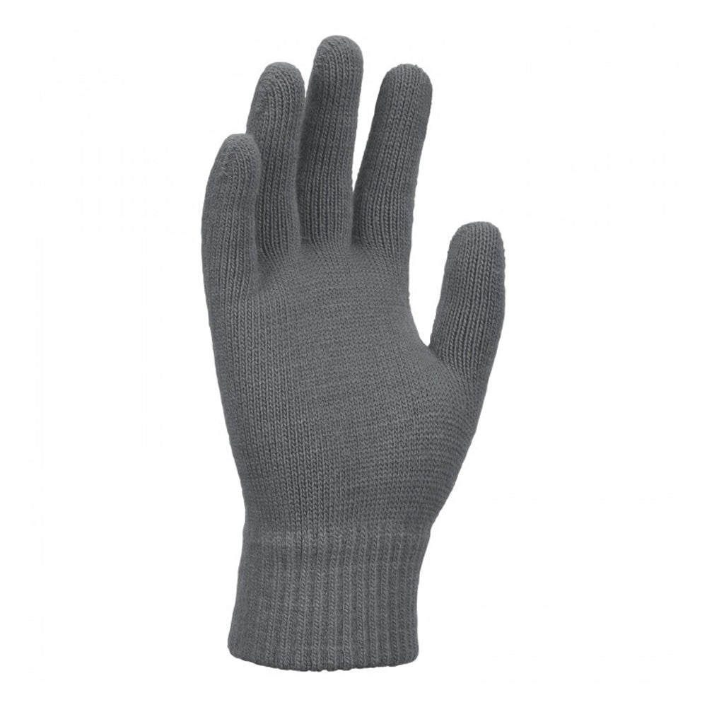 Grey - Back - Nike Childrens-Kids 2024 2.0 Knitted Swoosh Gloves