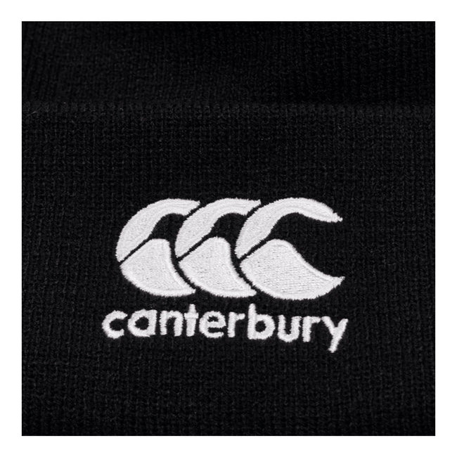 Black - Side - Canterbury 2025 Bobble Beanie
