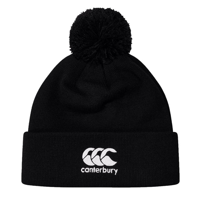 Black - Front - Canterbury 2025 Bobble Beanie