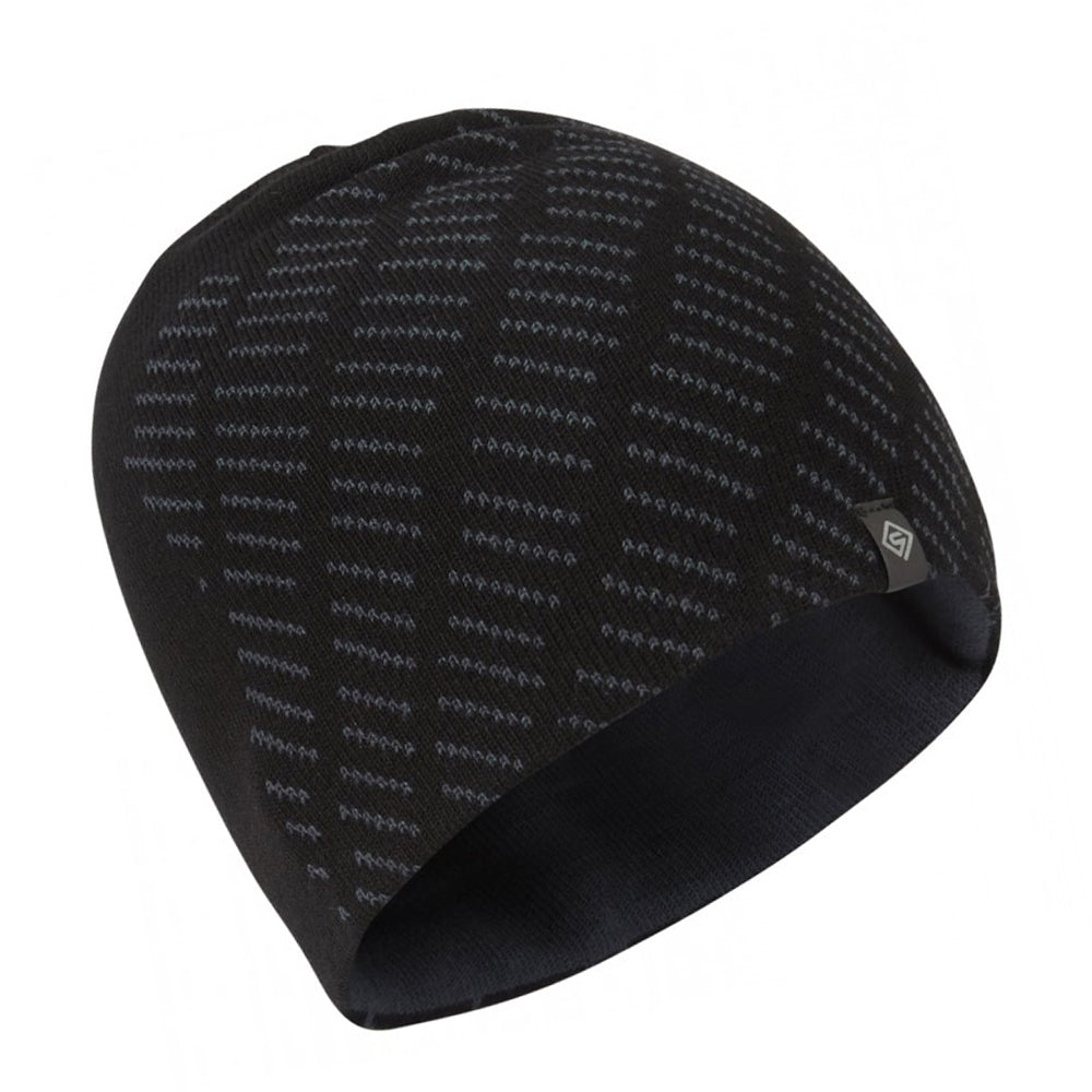 Black-Charcoal - Back - Ronhill Classic Reflective Beanie