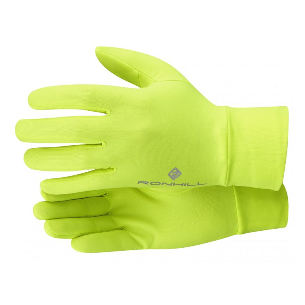 Fluorescent Yellow - Back - Ronhill Unisex Adult Classic Gloves