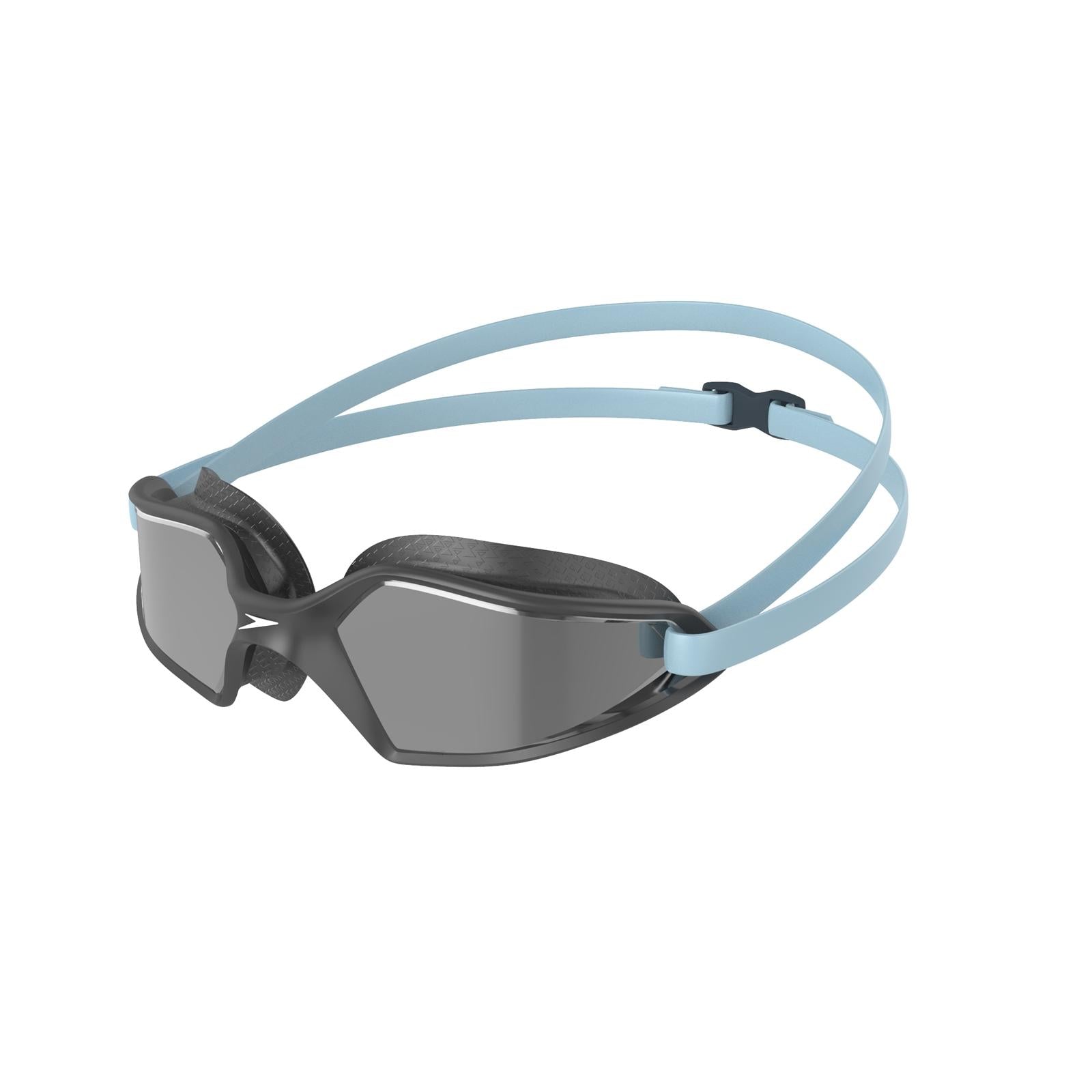 Grey-Silver - Front - Speedo Hydropulse 2024 Mirror Swimming Goggles