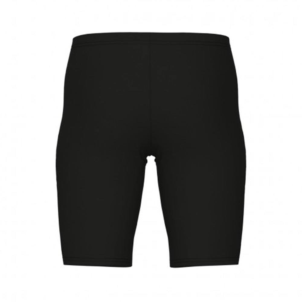 Black - Back - Arena Childrens-Kids Jammer Solid Plain Swimming Trunks