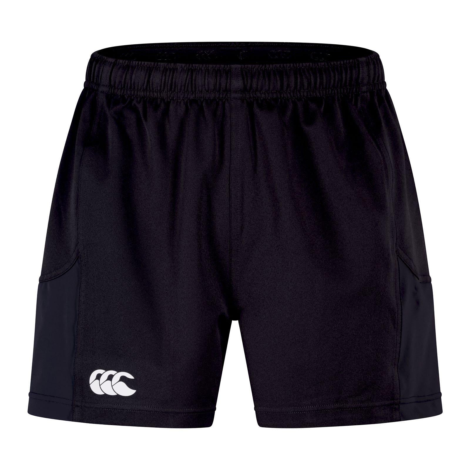 Black - Front - Canterbury Mens Advantage Rugby Shorts