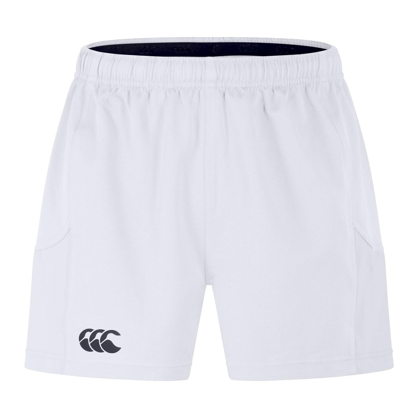 White - Front - Canterbury Mens Advantage Rugby Shorts