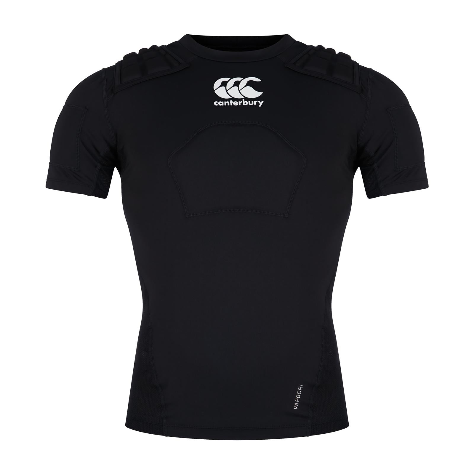 Black-White - Front - Canterbury Unisex Adult Pro Protection Vest