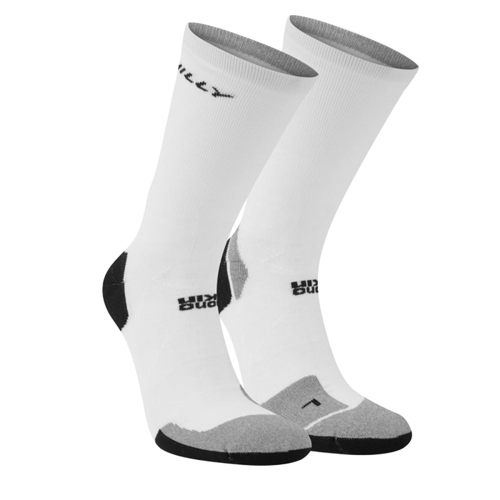 White - Front - Hilly Unisex Adult Marathon Fresh Crew Socks