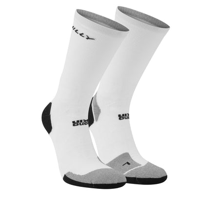 White - Front - Hilly Unisex Adult Marathon Fresh Crew Socks