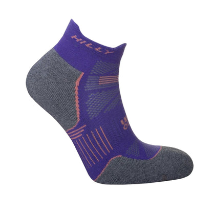 Plum-Grey Marl - Back - Hilly Unisex Adult Supreme Socklets