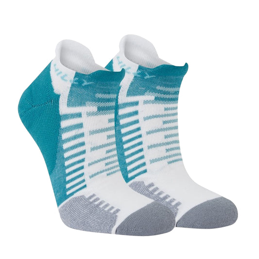 Teal-White - Front - Hilly Unisex Adult Active Socklets