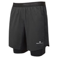 Black - Front - Ronhill Mens Tech 7 Shorts