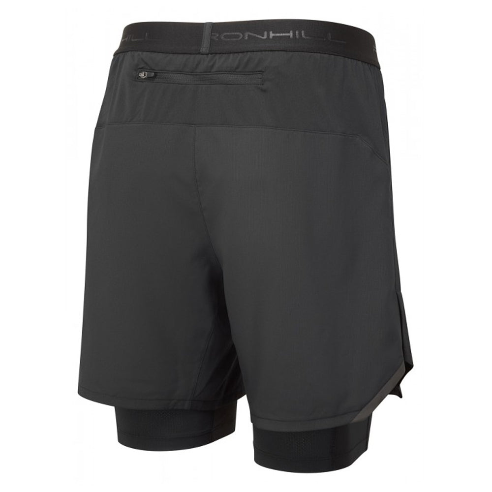 Black - Back - Ronhill Mens Tech 7 Shorts