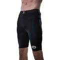 Black - Back - Optimum Mens Thinskins Base Layer Shorts
