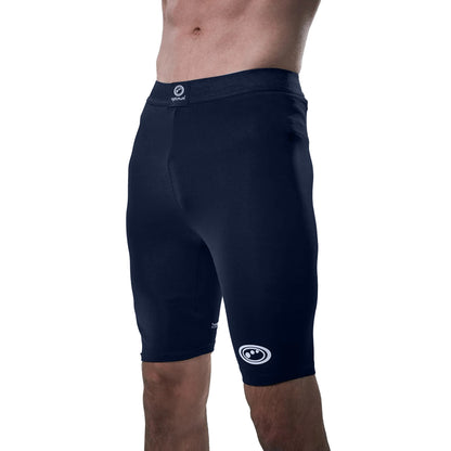 Navy-Blue - Back - Optimum Mens Thinskins Base Layer Shorts