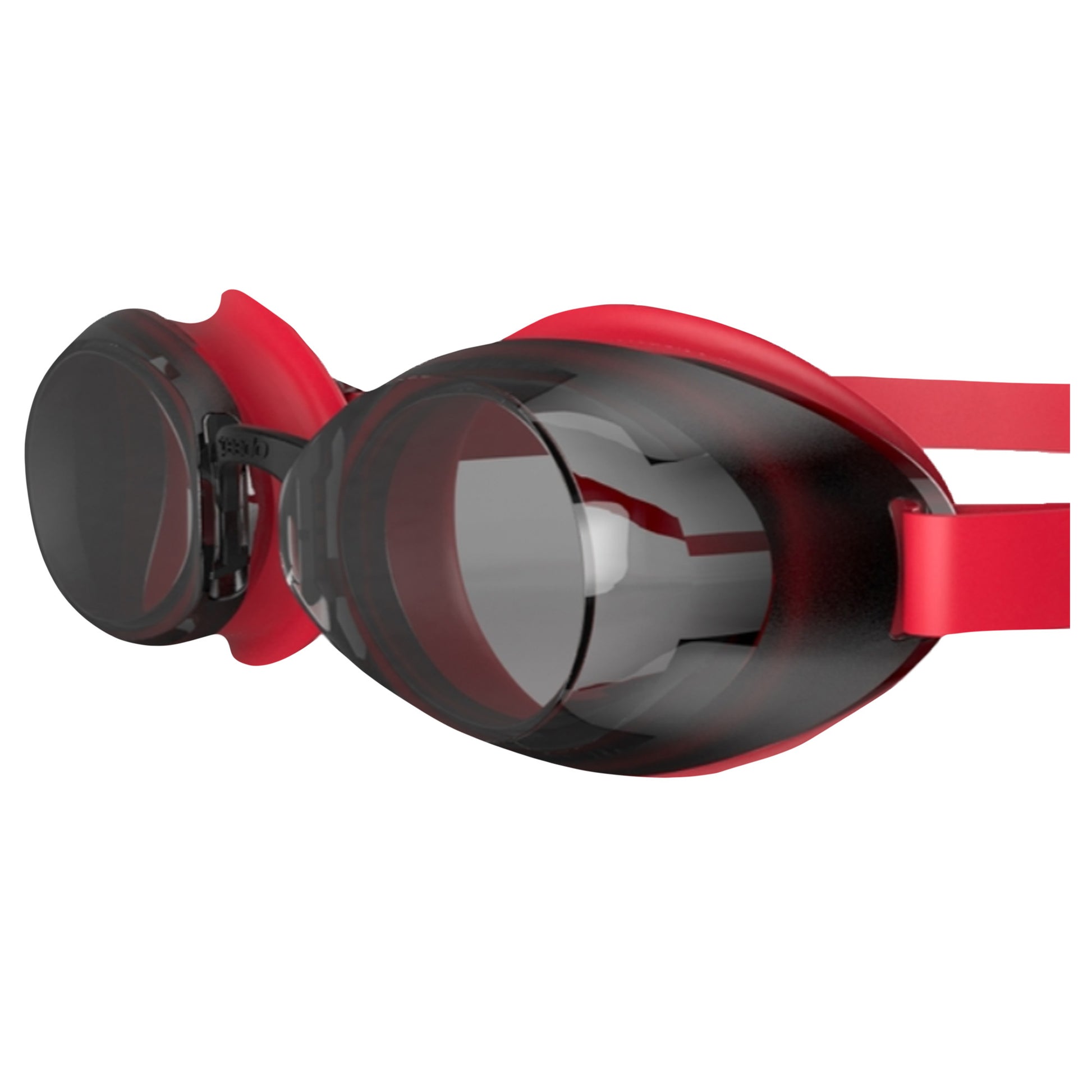 Red-Smoke - Side - Speedo Unisex Adult Jet 2.0 Swimming Goggles