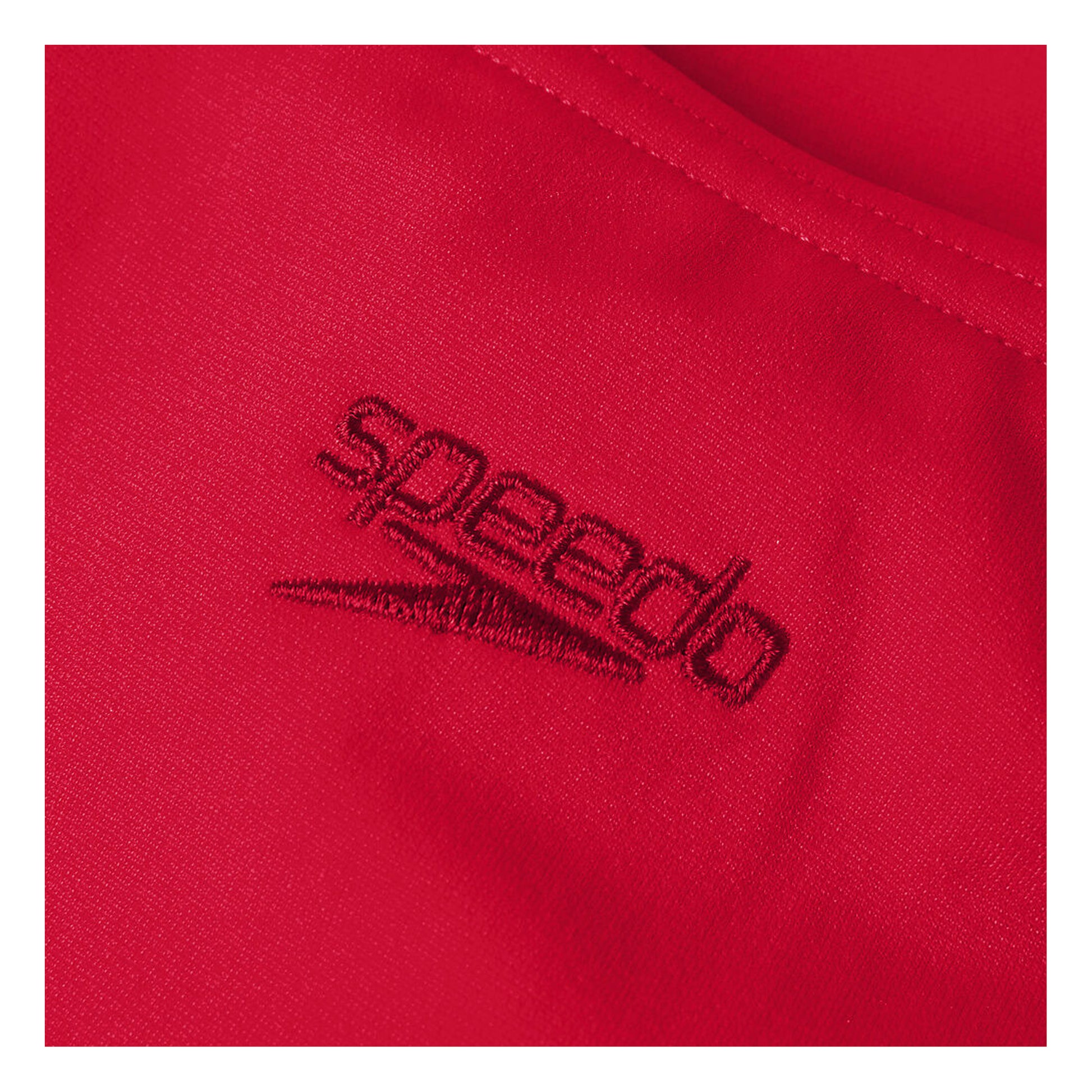 Red - Side - Speedo Girls Medalist Eco Endurance+ One Piece Swimsuit