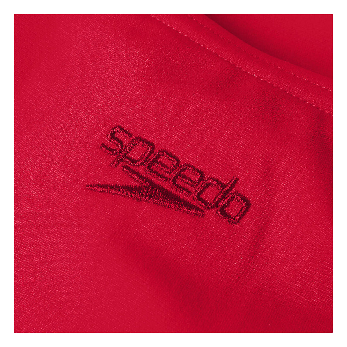 Red - Side - Speedo Girls Medalist Eco Endurance+ One Piece Swimsuit