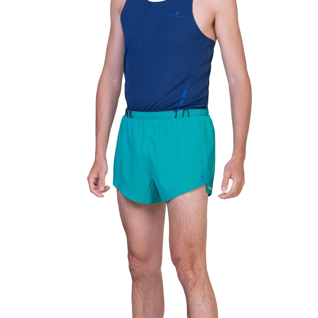 Deep laguna-Seafaring - Side - Ronhill Mens Technical Running Shorts