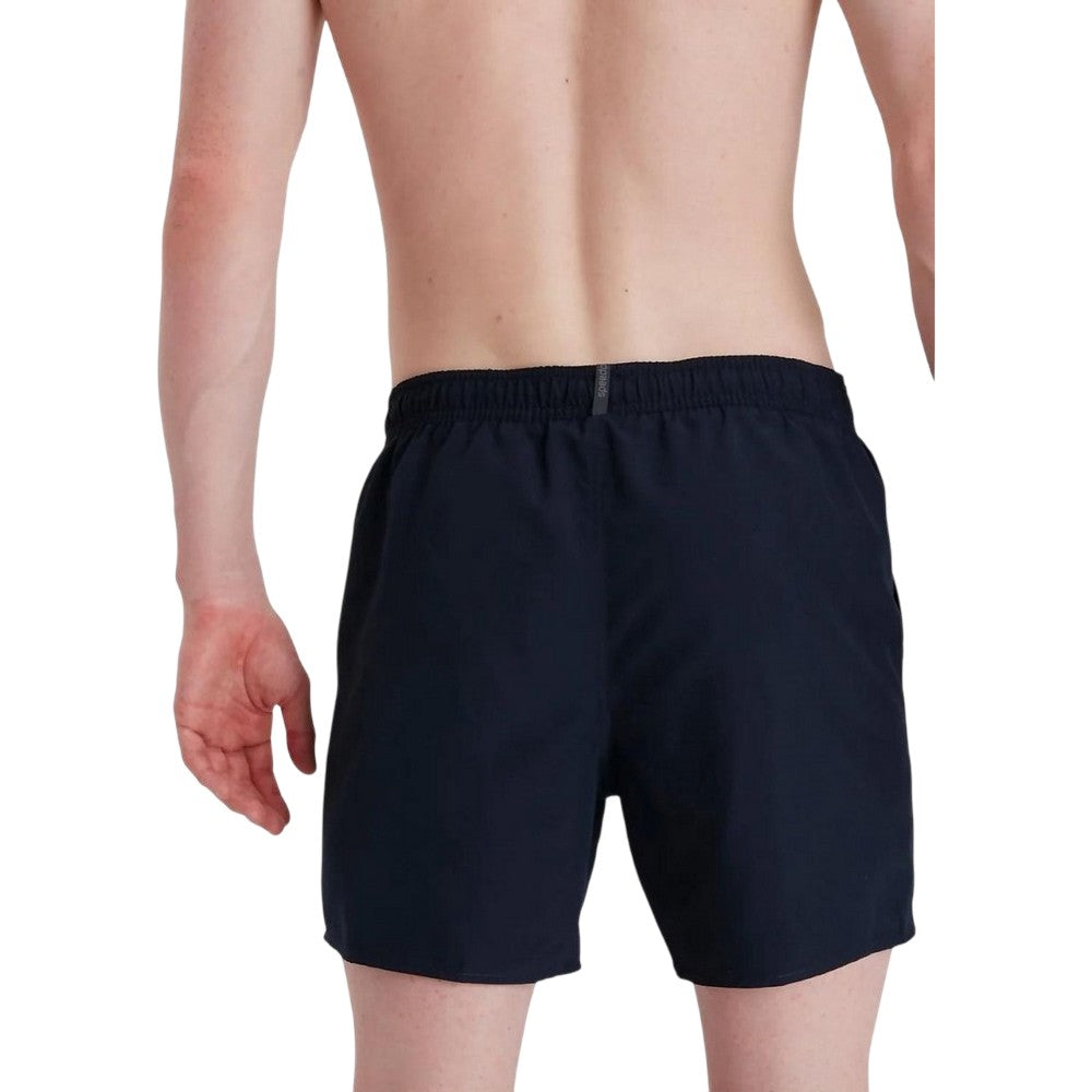 Navy - Back - Speedo Mens Prime Leisure Swim Shorts