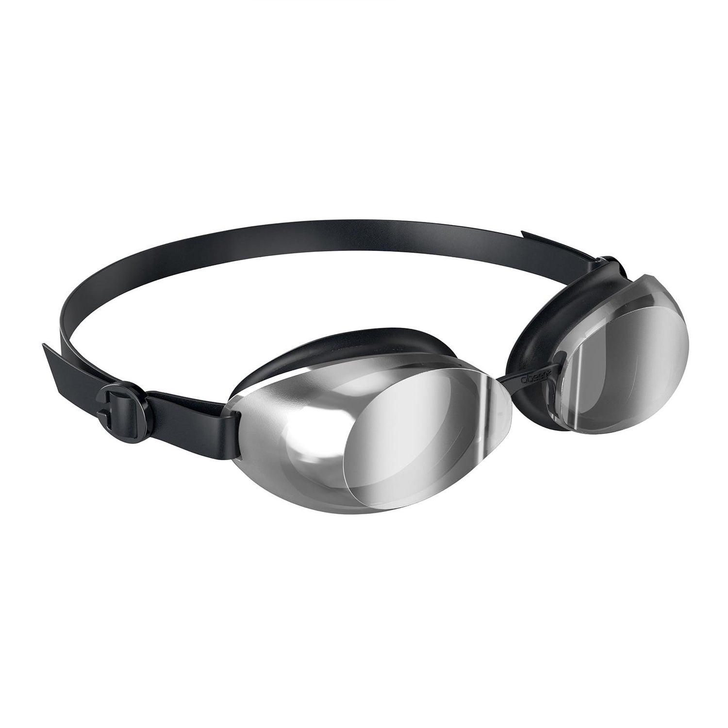 Black-Silver - Front - Speedo Unisex Adult Jet 2.0 Mirror Swimming Goggles