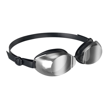 Black-Silver - Front - Speedo Unisex Adult Jet 2.0 Mirror Swimming Goggles
