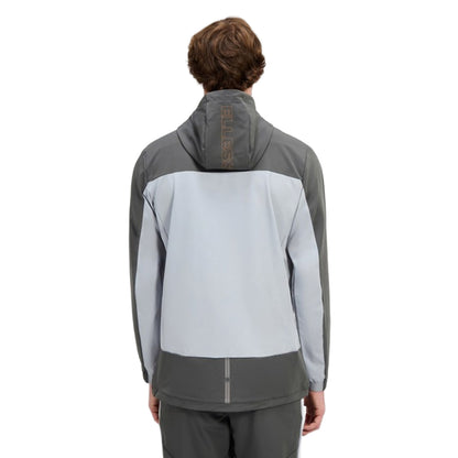 Dark Grey-Light Grey - Back - Ellesse Mens Corsarno Track Jacket