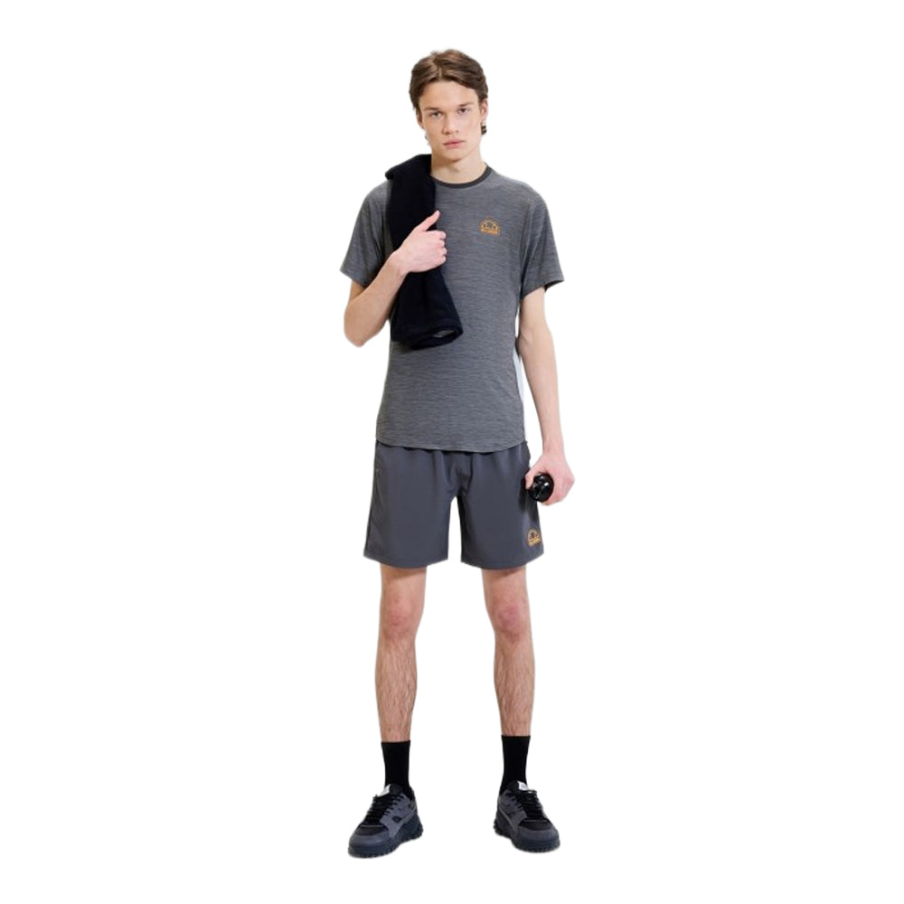 Dark Grey - Side - Ellesse Mens Shorts