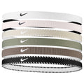 White-Army - Front - Nike Flexible Classic Hairband (Pack of 6)