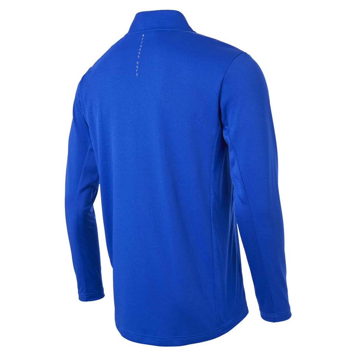 Blue - Back - Ellesse Mens Rolbi Quarter Zip Top