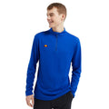 Blue - Side - Ellesse Mens Rolbi Quarter Zip Top