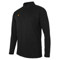 Black - Front - Ellesse Mens Rolbi Quarter Zip Top