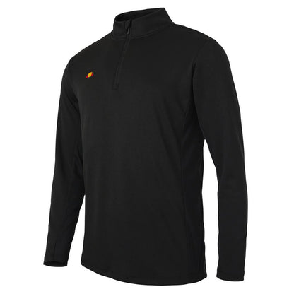 Black - Front - Ellesse Mens Rolbi Quarter Zip Top